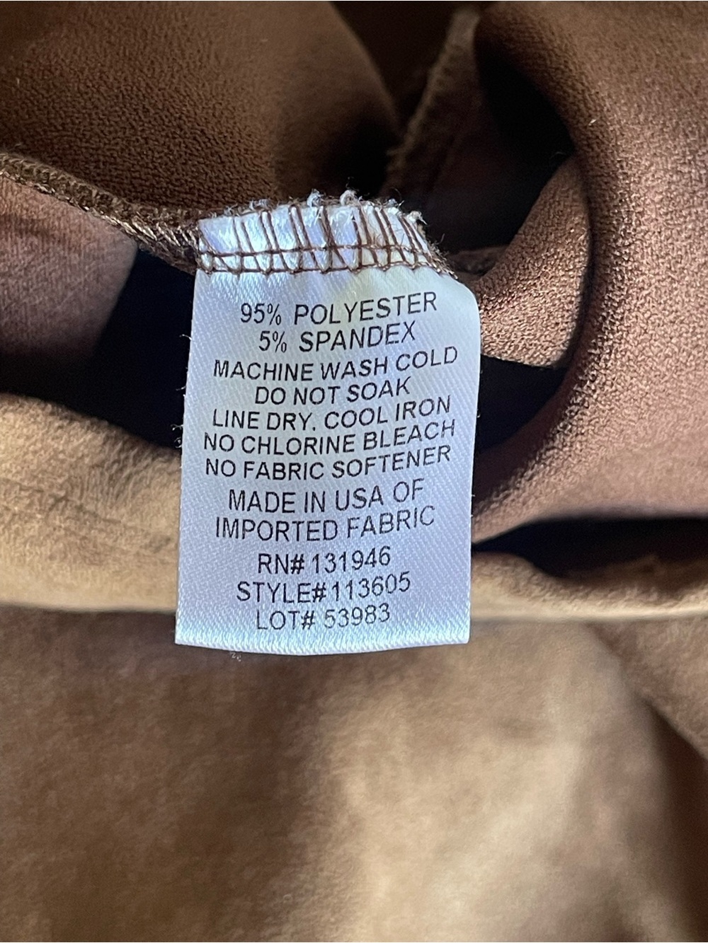 Jude Connally Kerry Faux Suede Dress Brown XS - Picture 11 of 14